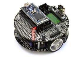 Pololu m3pi robot controlled by an ARM mbed development board