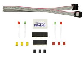 Hardware included with the Pololu m3pi robot