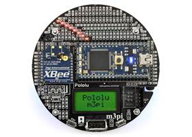 Pololu m3pi robot with mbed and XBee modules socketed