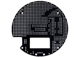 Pololu m3pi expansion kit PCB, bottom view