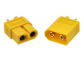 Yellow XT60 connector male-female pair