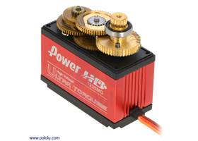 Gears and ball bearings of the Power HD 1235MG giant servo