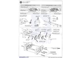 Instructions for Tamiya 72007 4-speed high power gearbox page 2
