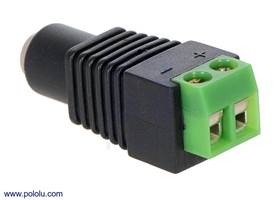 DC barrel jack to 2-pin terminal block adapter (1)