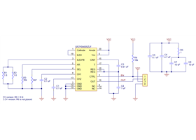 Pololu Carrier for Sharp GP2Y0A60SZLF Analog Distance Sensor schematic