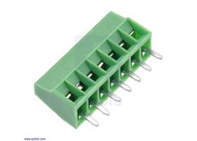 Screw Terminal Block: 7-Pin, 0.1″ Pitch, Side Entry