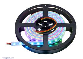 Addressable RGB 120-LED Strip, 5V, 2m (APA102C) on the included reel