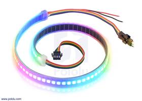 Addressable High-Density RGB 72-LED Strip, 5V, 0.5m (APA102C)