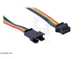 A close-up of the JST SM connectors for our APA102C-based LED strips