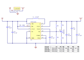 Pololu Step-Up Voltage Regulator U1V11x schematic diagram