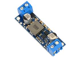 Pololu fixed step-up voltage regulator U3V50Fx, assembled with included terminal blocks