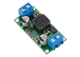 Pololu fixed step-up/step-down voltage regulator S18V20Fx, assembled with included terminal blocks