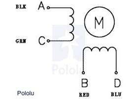 Bipolar stepper motor wiring diagram