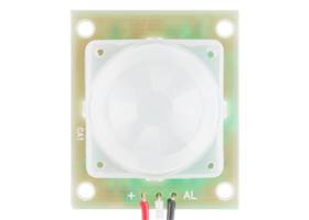 PIR motion sensor, top view