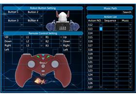 XYZrobot Bolide Y-01 Advanced Humanoid Robot remote control settings editor
