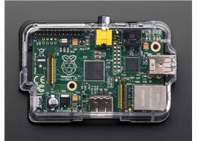 Adafruit Pi Case enclosing a Raspberry Pi Model B (not included) (2) (2)