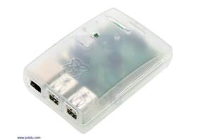 Translucent Enclosure for Raspberry Pi Model B+ with a Raspberry Pi board (not included) inside