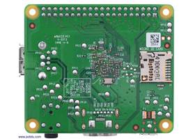 Raspberry Pi Model A+, bottom view