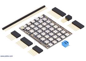 NeoPixel Shield for Arduino with included hardware