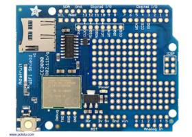 Adafruit CC3000 Wi-Fi Shield for Arduino, top view