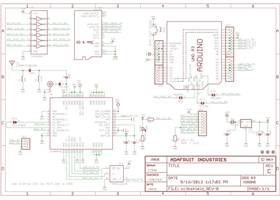 Adafruit CC3000 Wi-Fi Shield for Arduino schematic diagram
