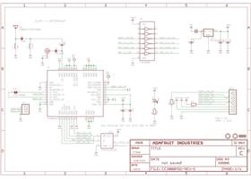 Adafruit CC3000 Wi-Fi Breakout Board schematic diagram