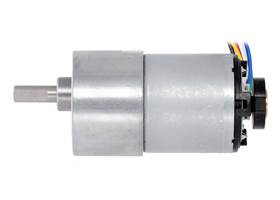 Pololu - 37D mm metal gearmotor with 64 CPR encoder (with end cap removed) (1)