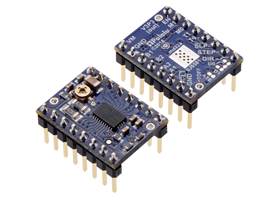 DRV8880 stepper motor driver carriers with included header pins soldered