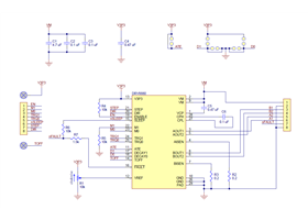 Schematic diagram of the DRV8880 Stepper Motor Driver Carrier