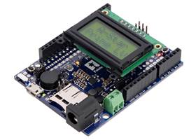 A-Star 32U4 Prime LV microSD with LCD