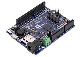 A-Star 32U4 Prime LV microSD with LCD (shown with LCD removed)