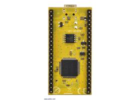 ARM mbed NXP LPC11U24 development board, bottom view
