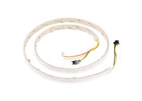 White Tri-Color LED Strip - Addressable, Sealed (1m)