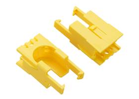 Romi Chassis Motor Clip Pair &#8211; Yellow.