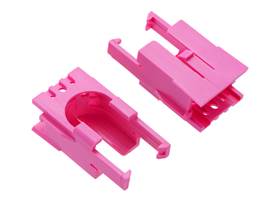 Romi Chassis Motor Clip Pair &#8211; Pink.