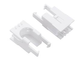 Romi Chassis Motor Clip Pair &#8211; White.