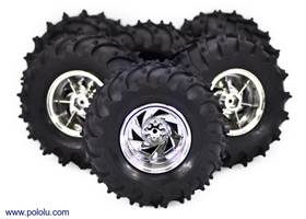 Dagu Wild Thumper 6WD all-terrain chassis wheels.