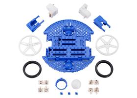 Contents of the Romi Chassis Kit &#8211; Blue.