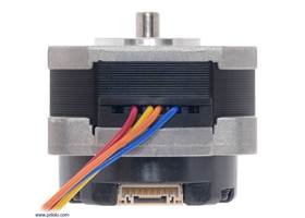 Side view of the SS2422-50XE100 42x31.5mm Sanyo pancake stepper motor.