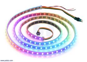 Addressable RGB 120-LED Strip, 5V, 2m (APA102C or SK9822).