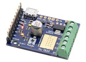 Tic T825 USB Multi-Interface Stepper Motor Controller (Connectors Soldered).