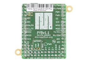 MicroPython pyboard v1.1 (with Headers) (4)