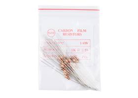 Resistor 1K Ohm 1/4 Watt PTH - 20 pack (Thick Leads) 