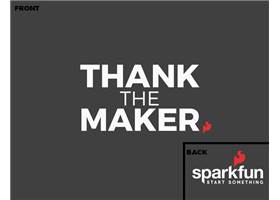 Thank the Maker Tee - Small (2)