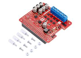 Pololu Dual G2 High-Power Motor Driver 24v14 for Raspberry Pi (assembled version) with included hardware.