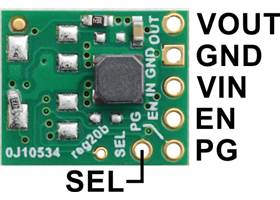 3.3V Step-Up/Step-Down Voltage Regulator w/ Fixed 3V Low-Voltage Cutoff S9V11F3S5C3 labeled pinout.