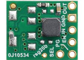3.3V Step-Up/Step-Down Voltage Regulator w/ Fixed 3V Low-Voltage Cutoff S9V11F3S5C3 (silkscreen side). (1)