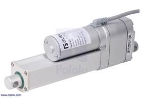 Glideforce MD122004-P Medium-Duty Linear Actuator with Feedback: 100kgf, 4&quot; Stroke, 0.58&quot;/s, 12V.