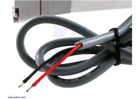 Unterminated wire ends for Concentric linear actuators without feedback.