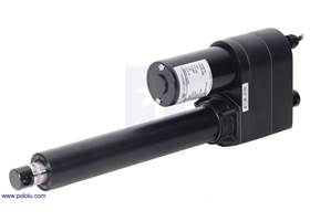 Glideforce LACT8-1000BPL Industrial-Duty Linear Actuator with Ball Screw Drive and Feedback: 450kgf, 8&quot; Stroke, 0.66&quot;/s, 12V.